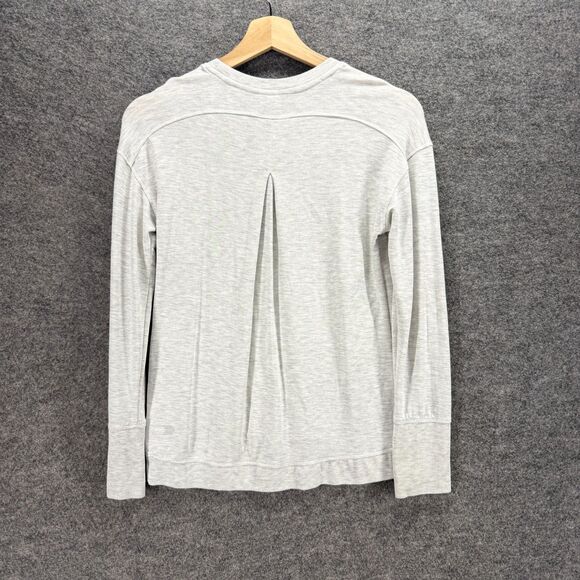 All In Motion T-Shirt Women L Large Gray Long Sleeve Crew Neck Pullover Casual - Picture 2 of 7